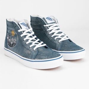 Harry Potter vans toddler shimmery blue